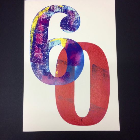 60 Birthday Card by David Wadmore