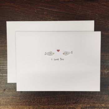 I love you Greetings Card by Archie Archer