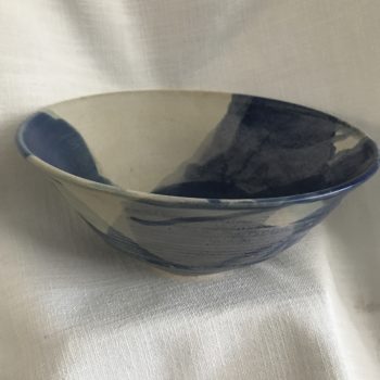 Blues Ceramic Bowl 27cm by David Froude