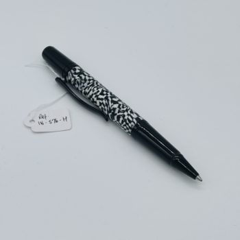Black and white polymer pen by Tony Clifford