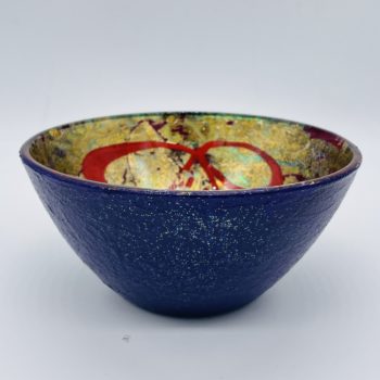 Small (Purple Outer) Bowl by Eve Stickler