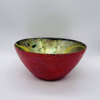 Medium (Red Outer) Bowl by Eve Stickler