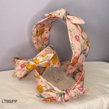 Liberty Spring Blooms Pink Headband with Bow by Jo Weeks